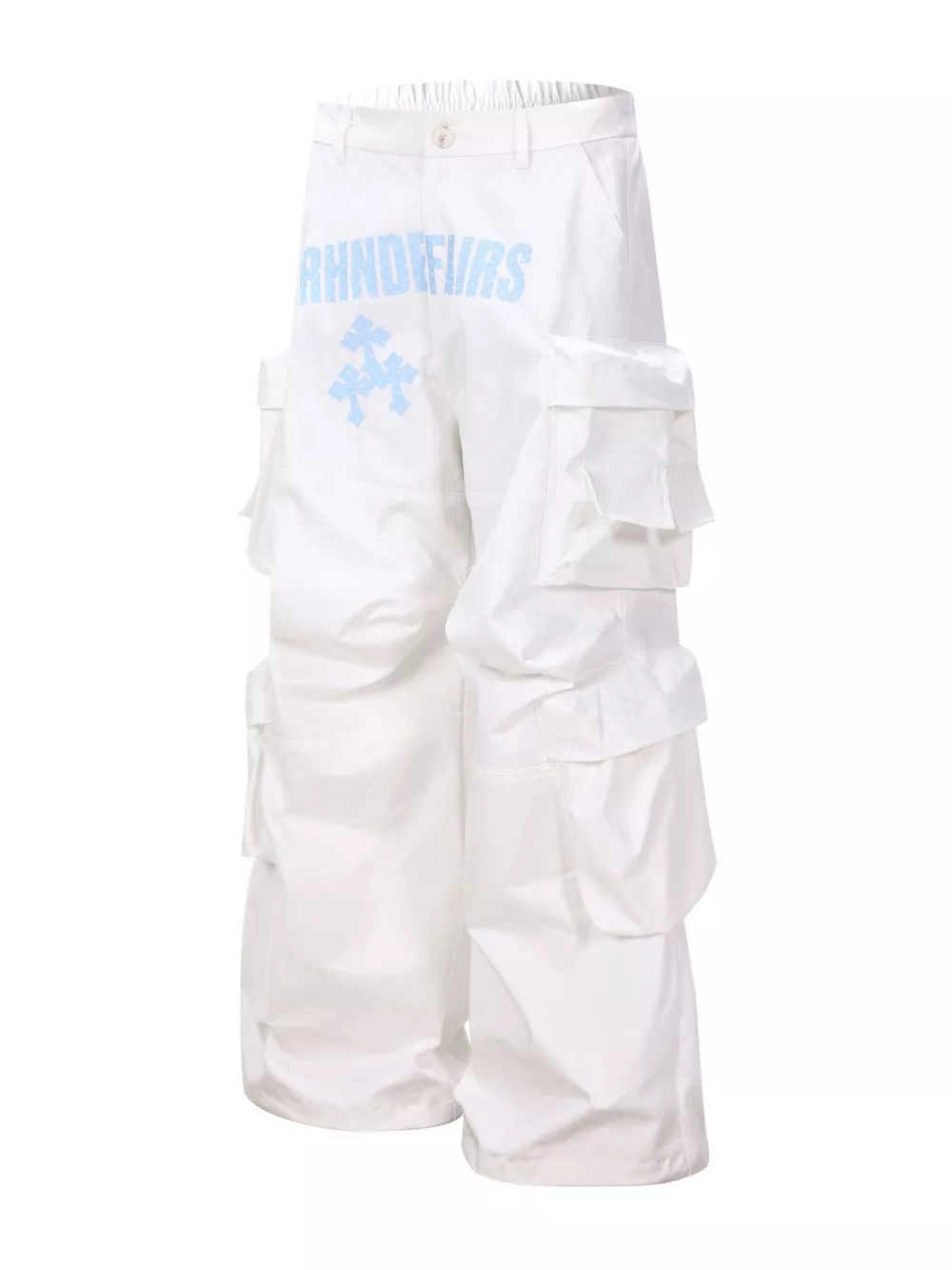 Men's Wide Leg Cargo Pants, image 2