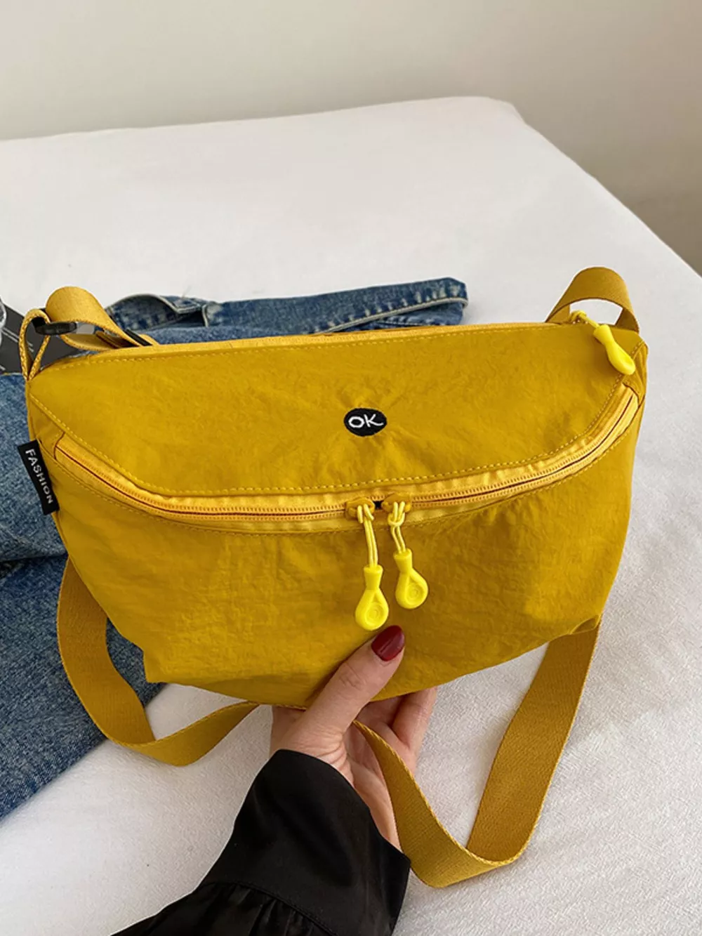 Lightweight Canvas Sling Bag, image 17