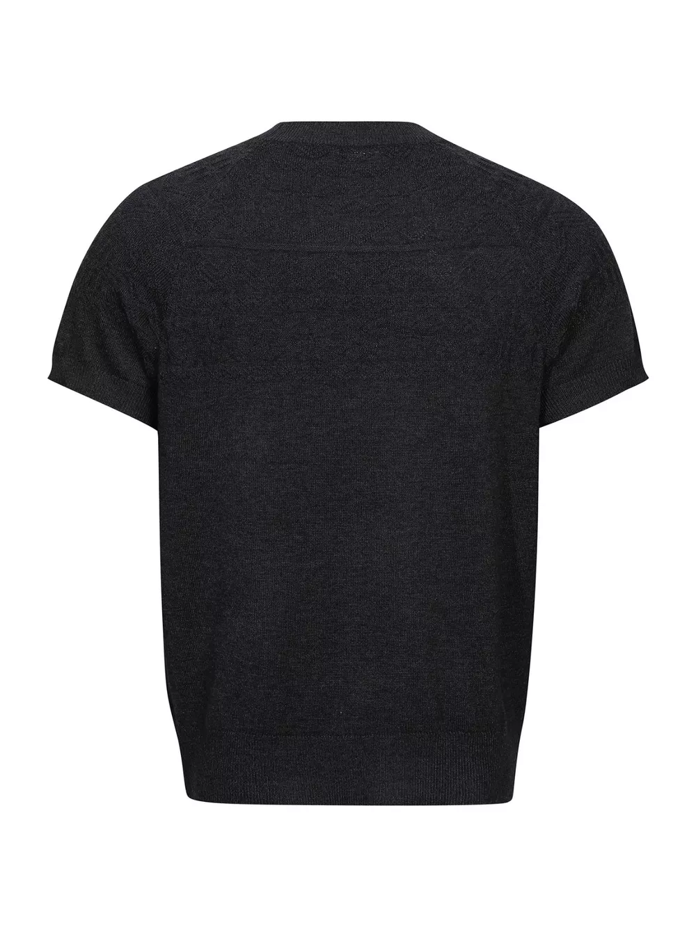 Men's Short Sleeve Geometric Textured Knit Top, image 16