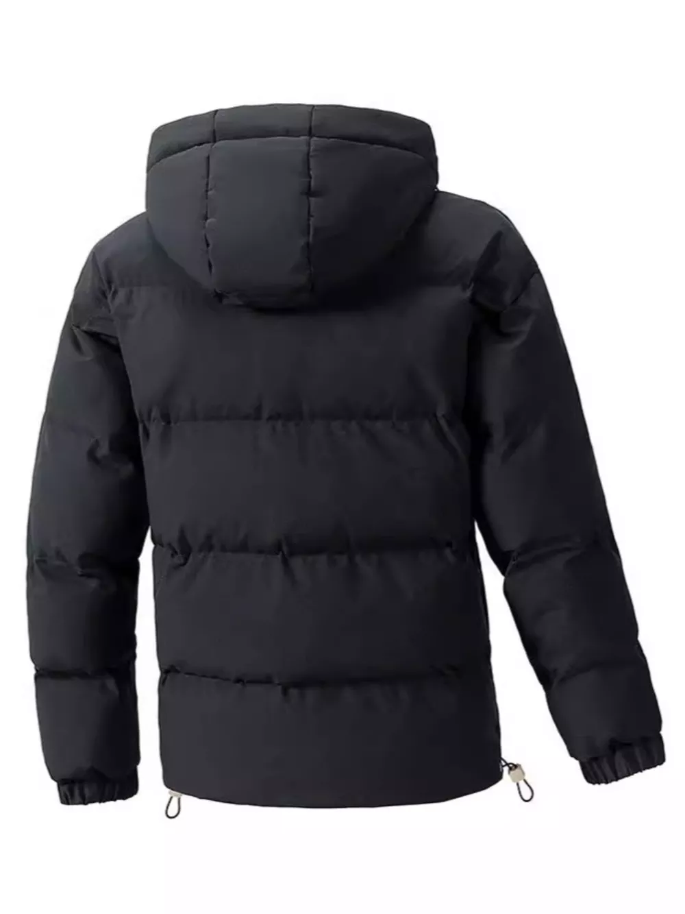 Men's Plus Size Warm Padded Hooded Puffer Jacket, image 4