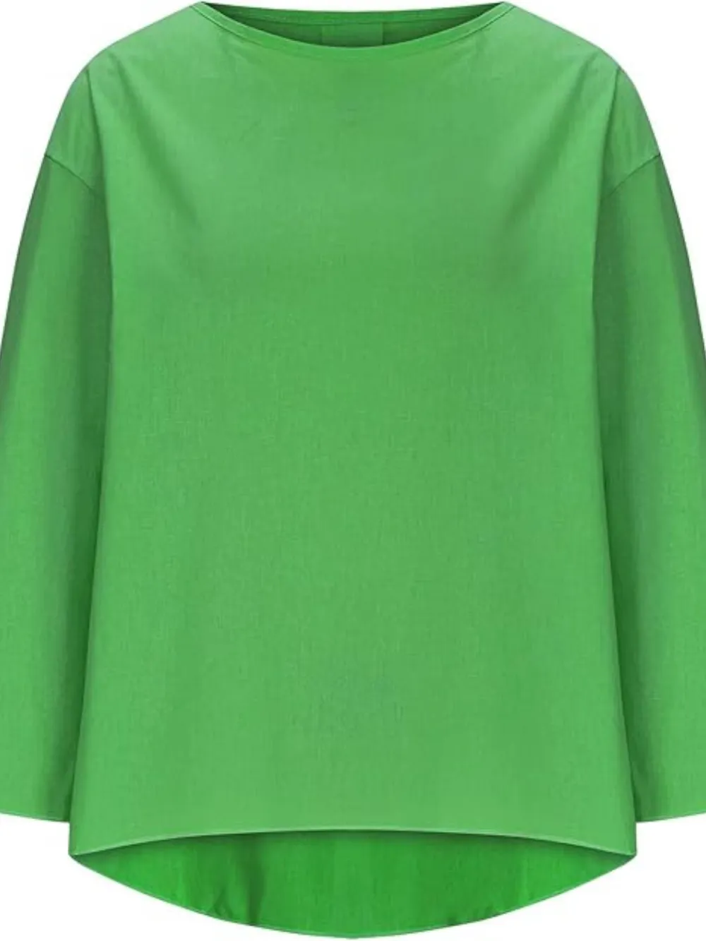 Full Size Round Neck Relaxed Fit Blouse Plus Size, image 15