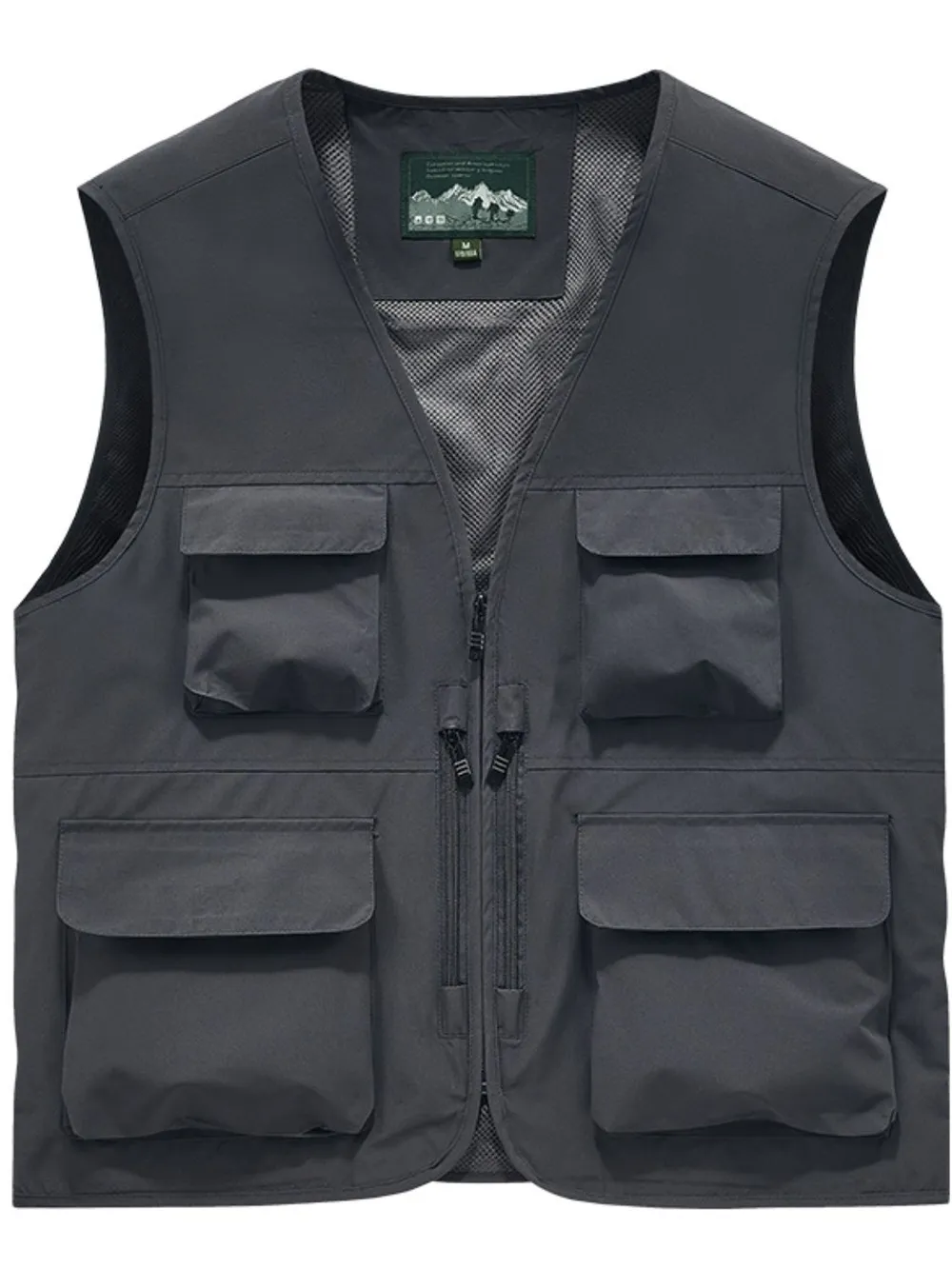 Men's Full Size Zip Up Vest Plus Size, image 3
