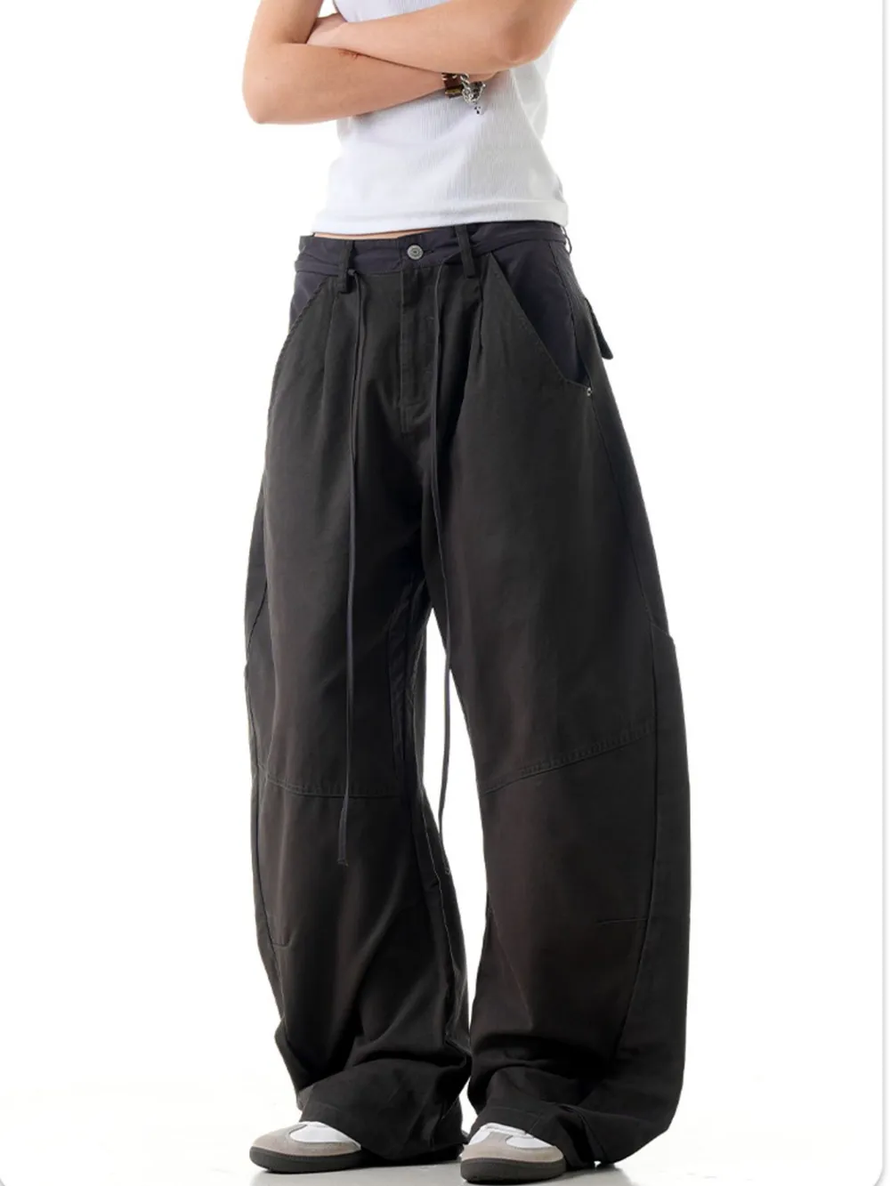 Men's Pocketed Wide Leg Pants, image 10