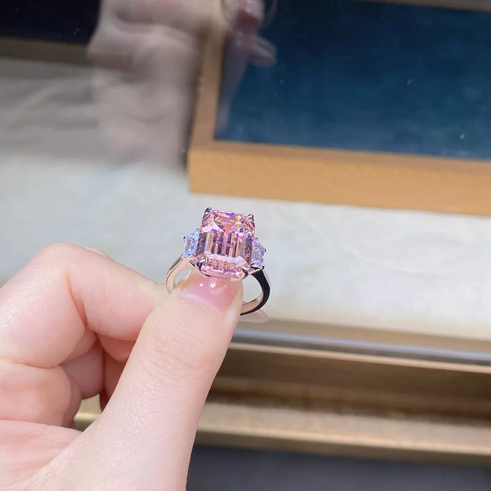 925 Sterling Silver Geometric Ring, image 6