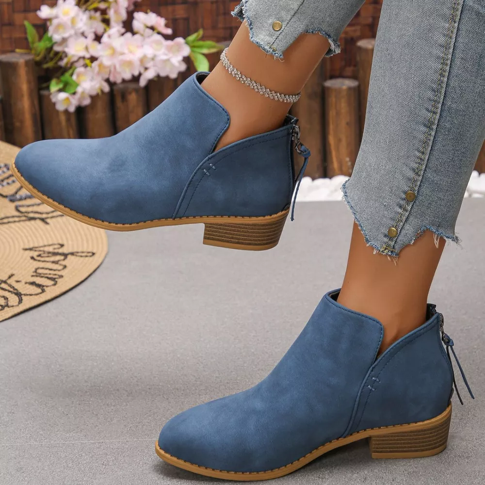 Point Toe Block Heels Boots, image 2