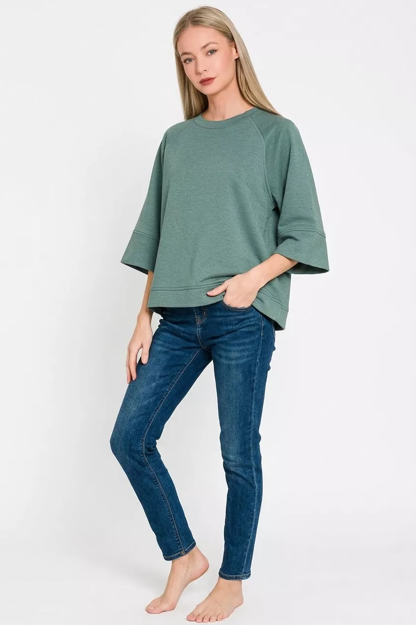 Scuba 3/4 Sleeve Pullover, image 2