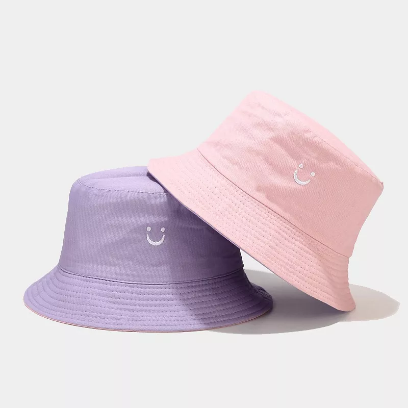 Embroidered Smiley Face Bucket Hat, image 4