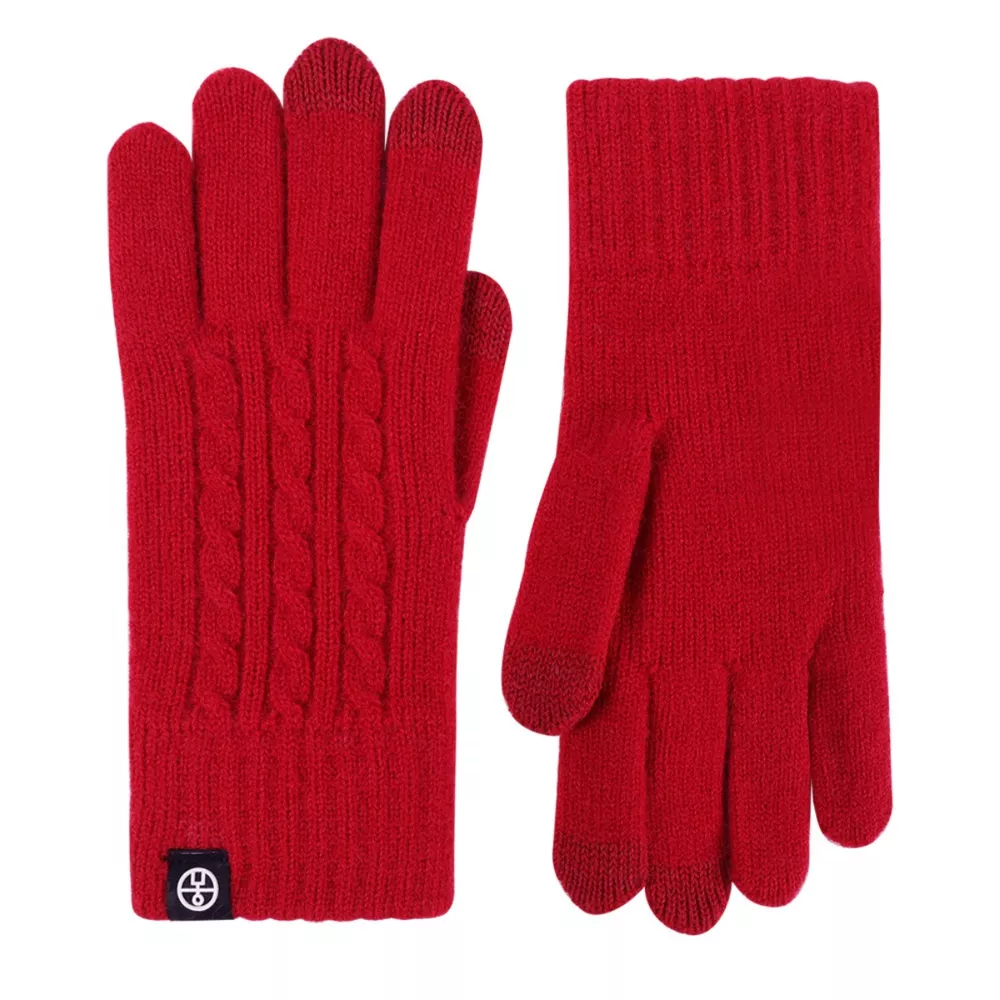 Cable Knit Touchscreen Gloves, image 4