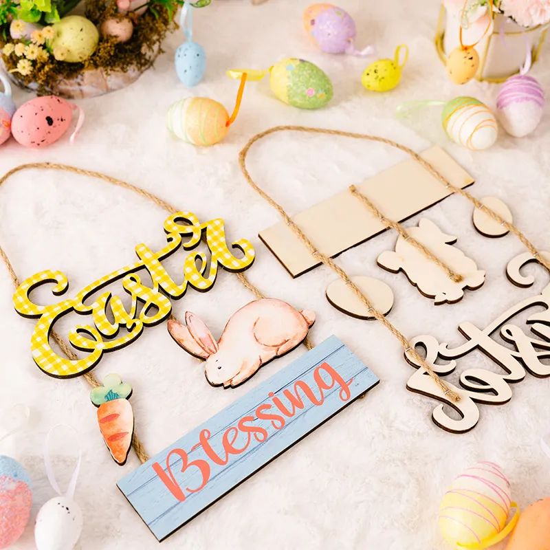 Easter Wooden Hanging Widget, image 7