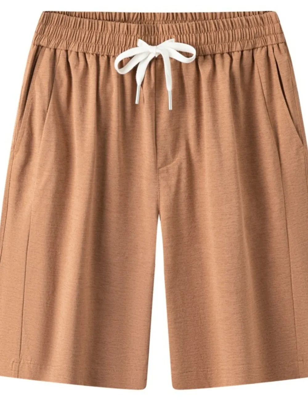 Men's Plus Size Drawstring Shorts with Pockets, image 2