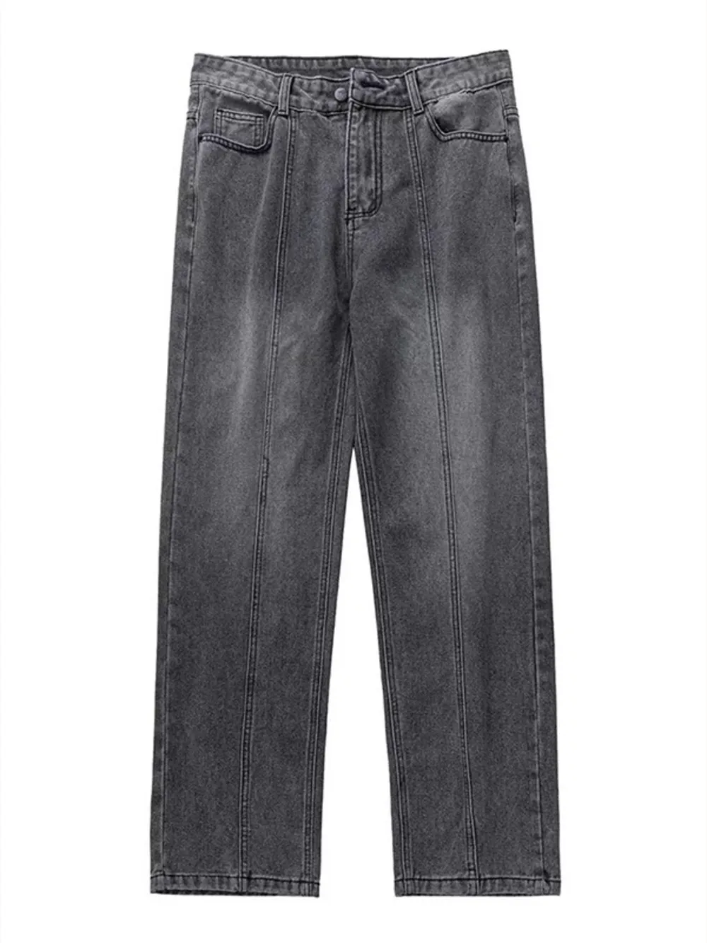 Men's Plus Size Wide Leg Relaxed Fit Jeans, image 12