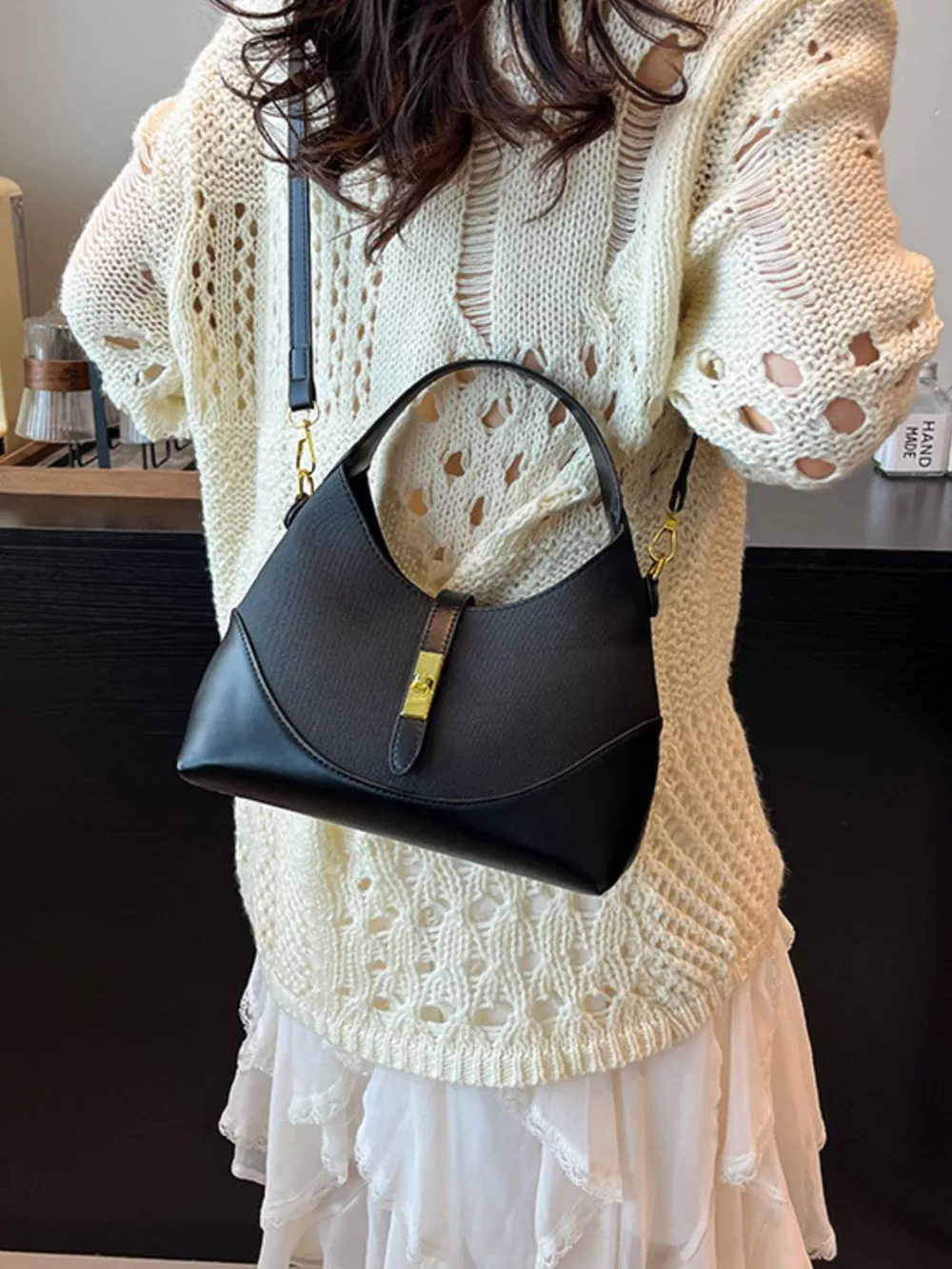 PU Leather Crossbody Bag, image 3