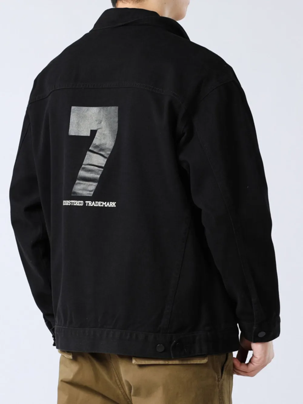 Men's Full Size Button Up Long Sleeve Shacket Plus Size, image 5