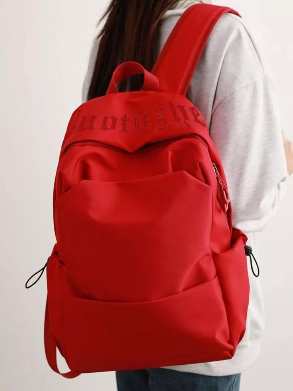 Lightweight Drawstring Backpack Bag, image 2
