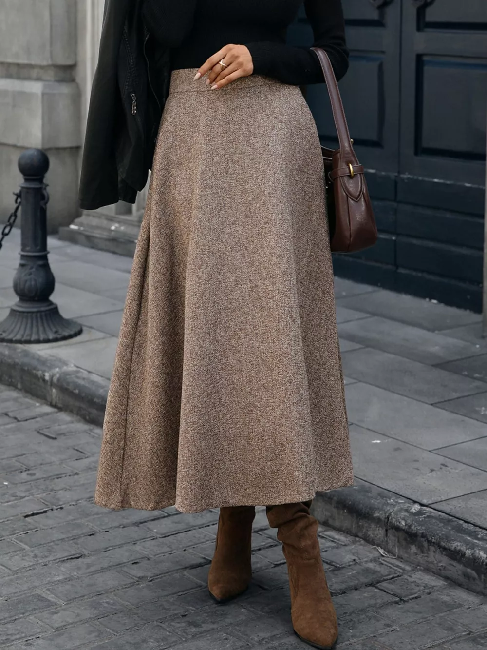 A-Line Midi Skirt, image 2