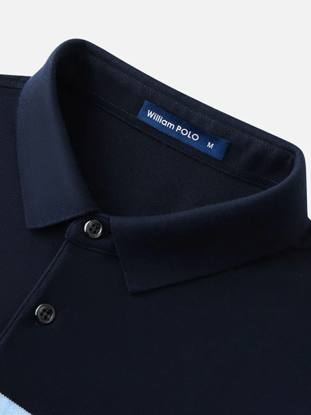 Men's Plus Size Classic Color Block Short Sleeve Polo Shirt, image 2