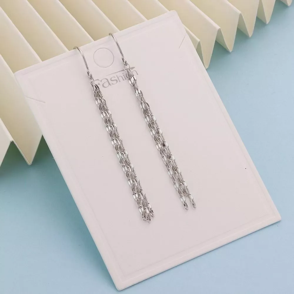 925 Sterling Silver Threader Earrings, image 2