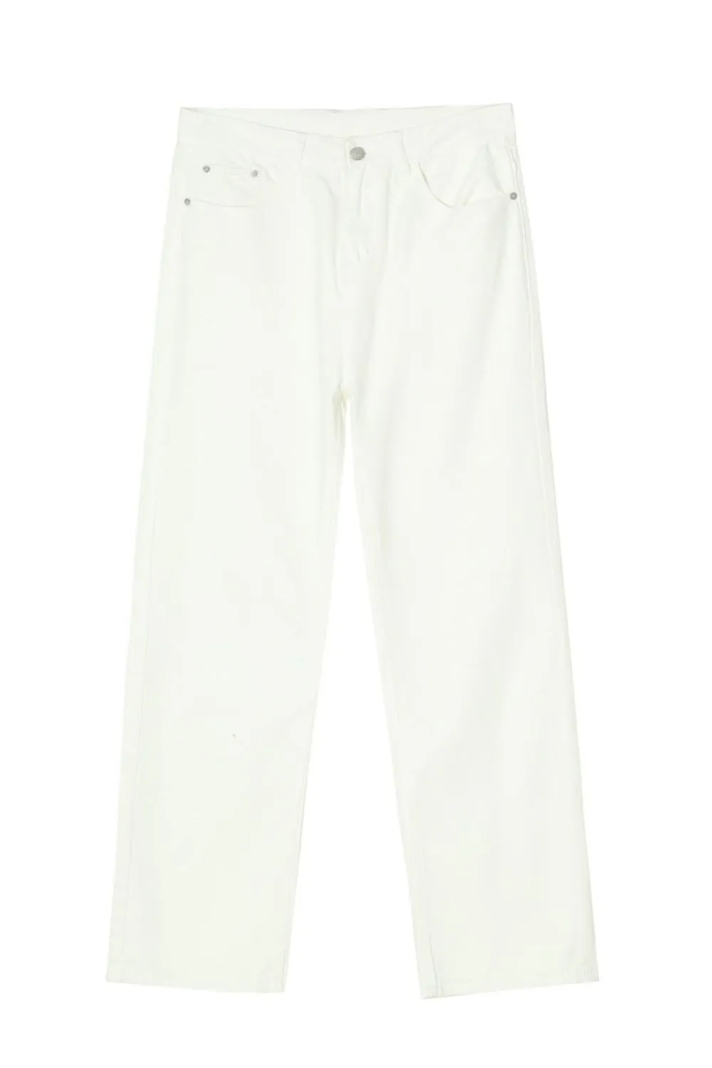 Washed Straight-Leg Slim Jeans, image 6