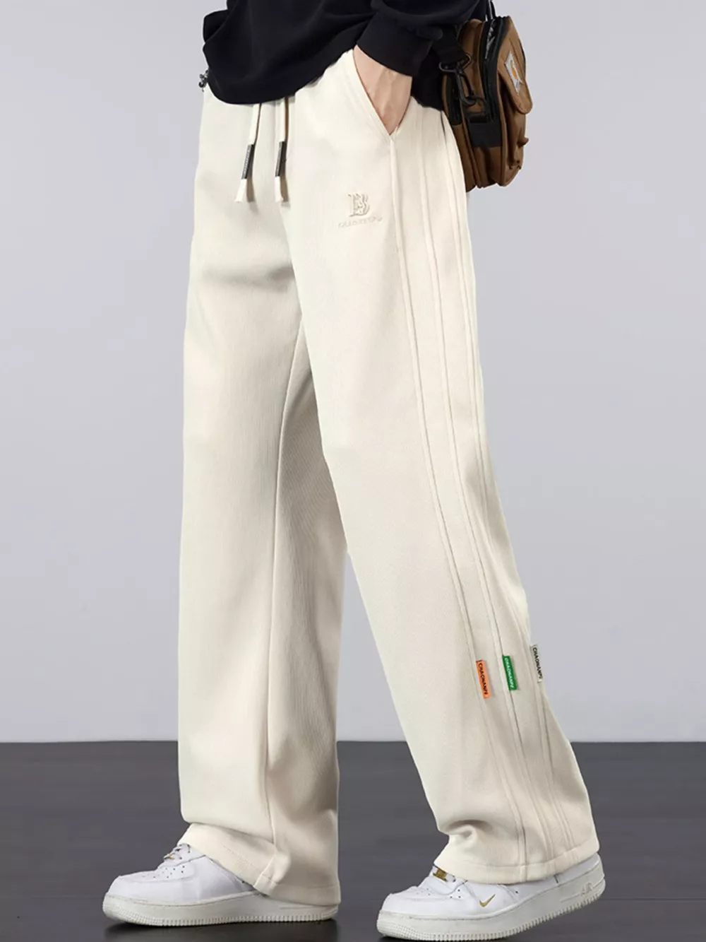 Men's Plus Size Casual Loose Fit Pants, image 7