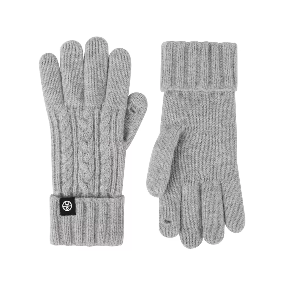Cable Knit Touchscreen Gloves, image 6