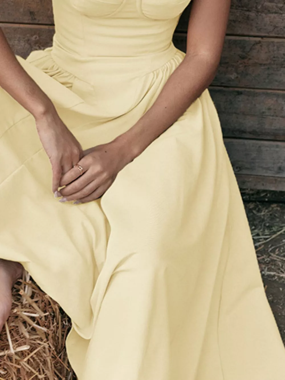 Sweetheart Neck Spaghetti Strap Midi Dress, image 3