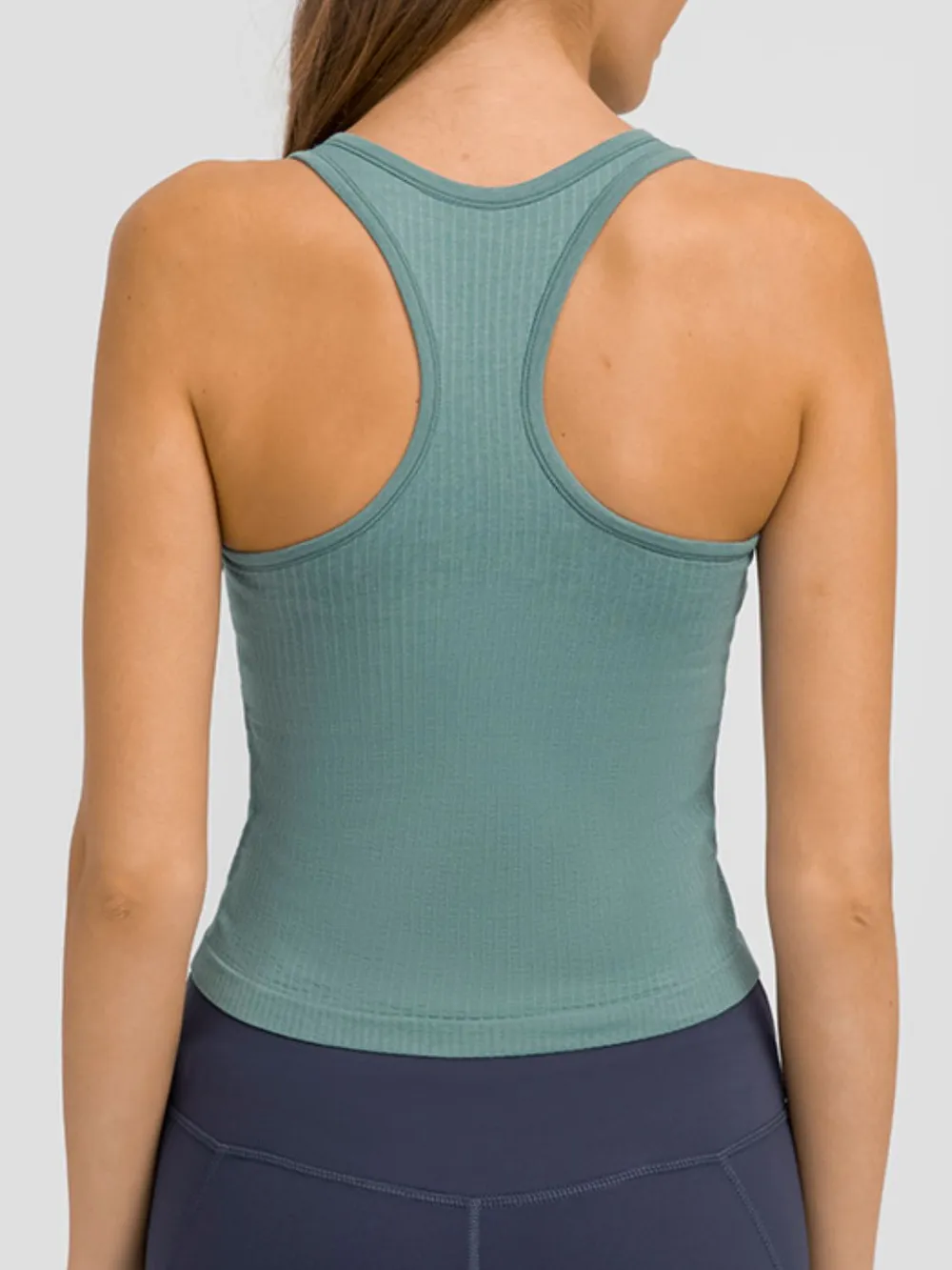 Round Neck Racerback Active Tank, image 5