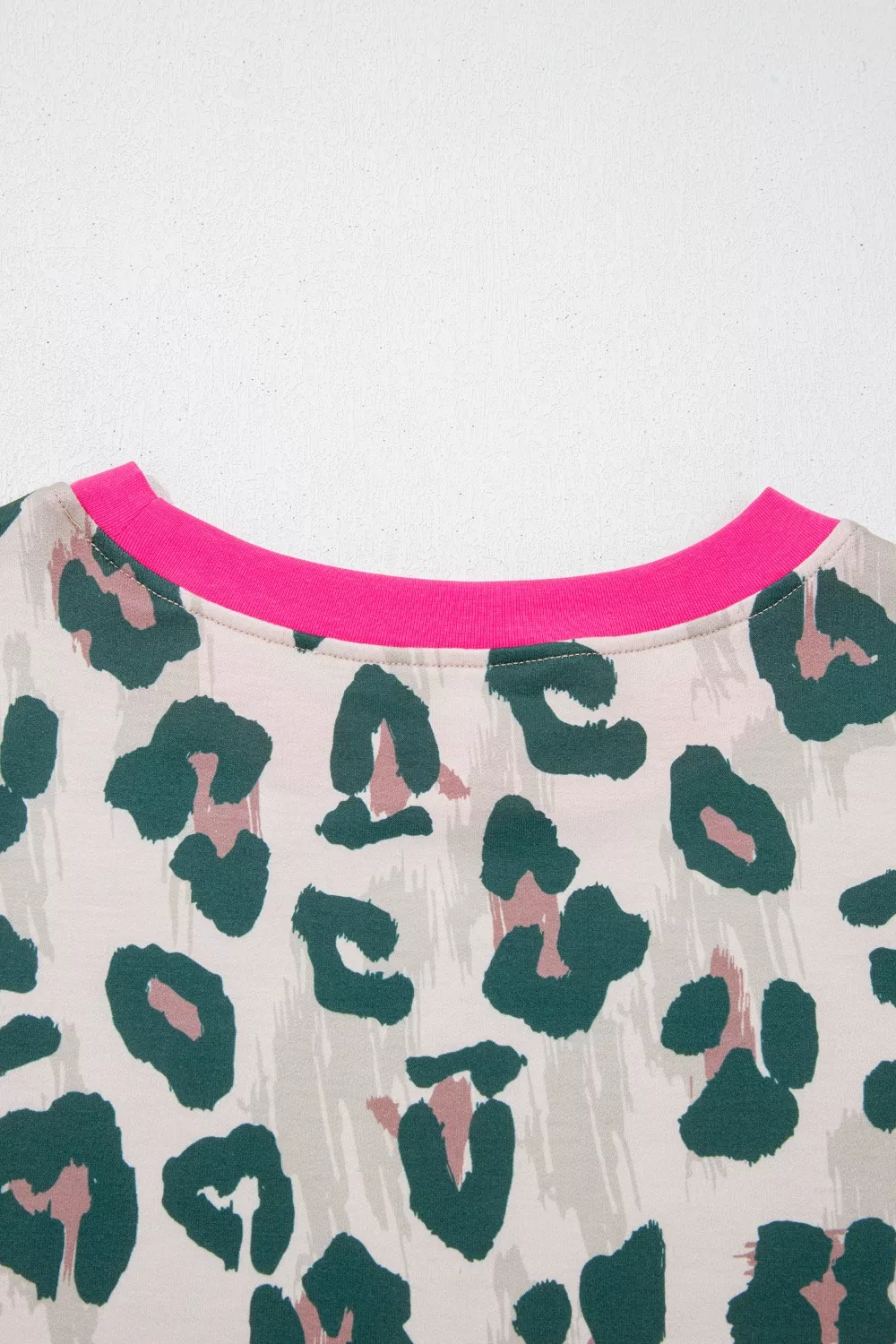 Leopard Print Short Sleeve Top and Shorts Set, image 5