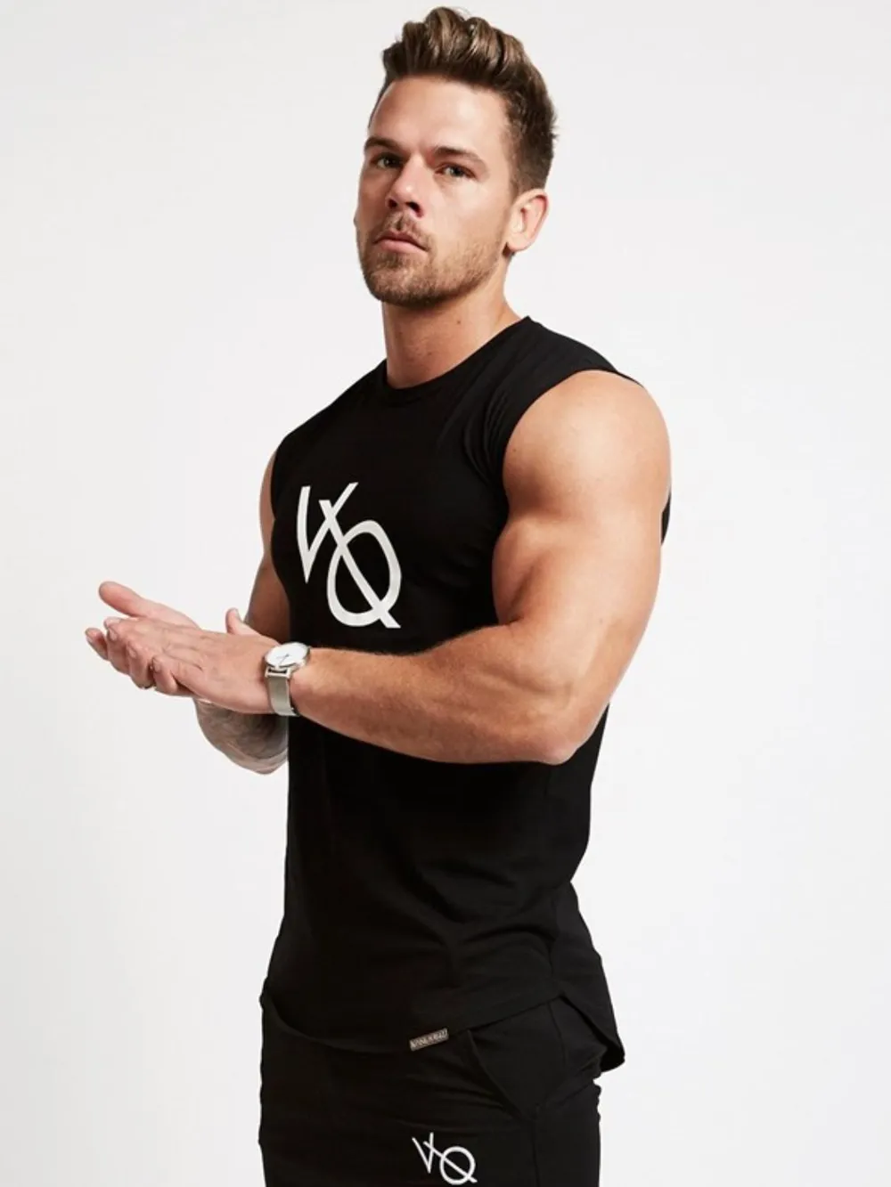 Men's Round Neck Tank, image 5