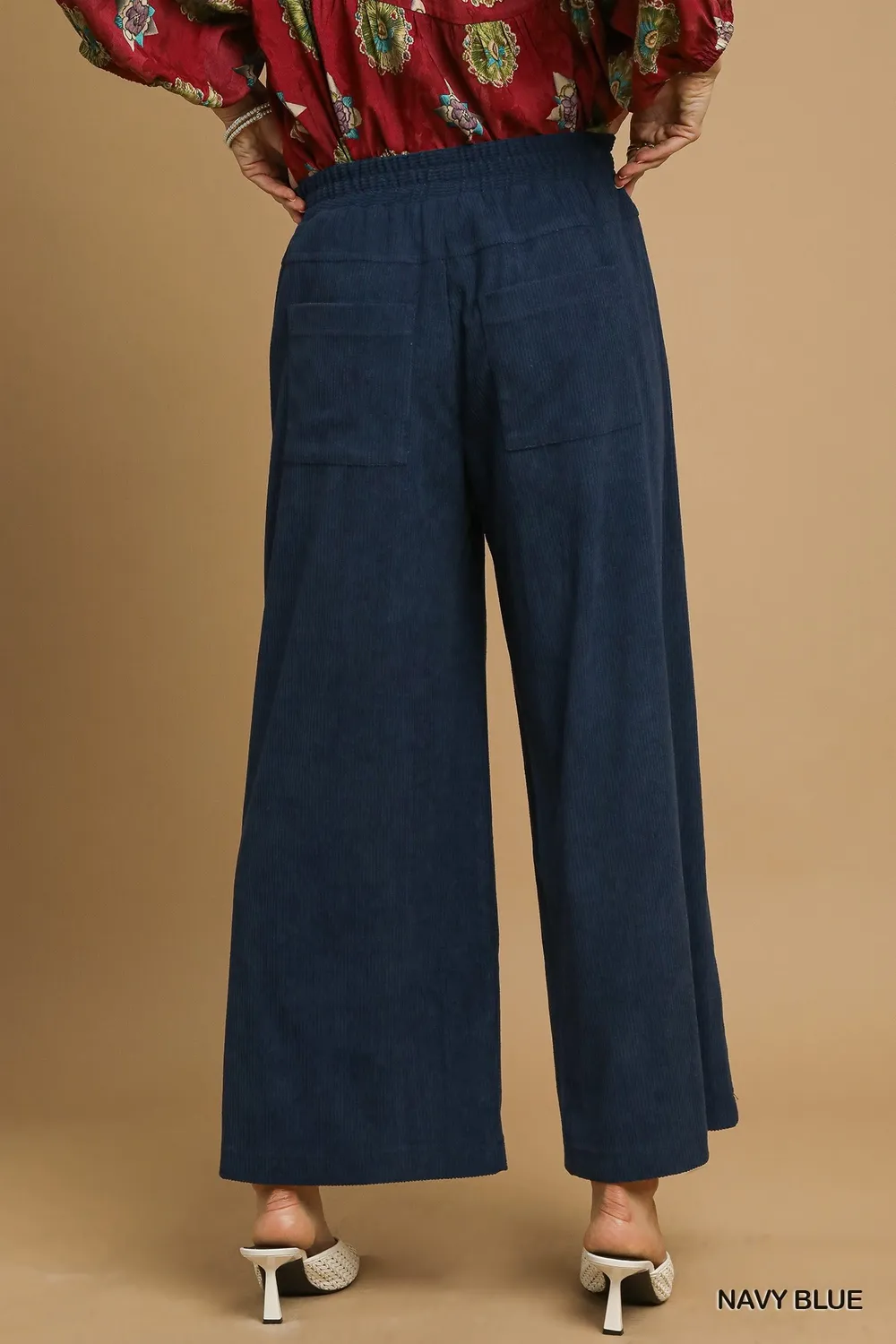 Wide-Leg Corduroy Pants, image 3