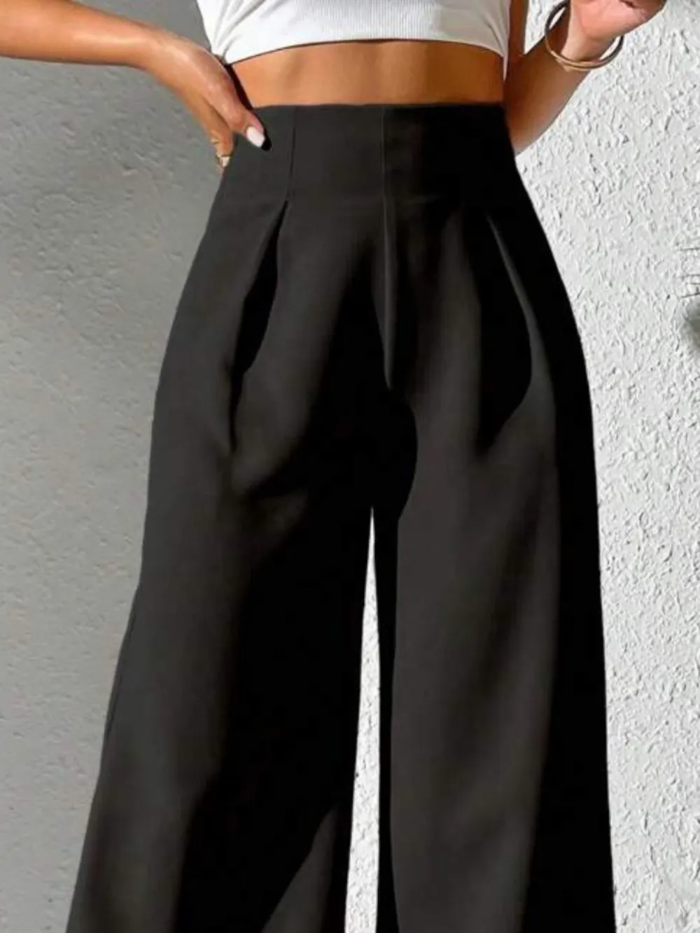 Wide Leg High Waist Pants, image 2