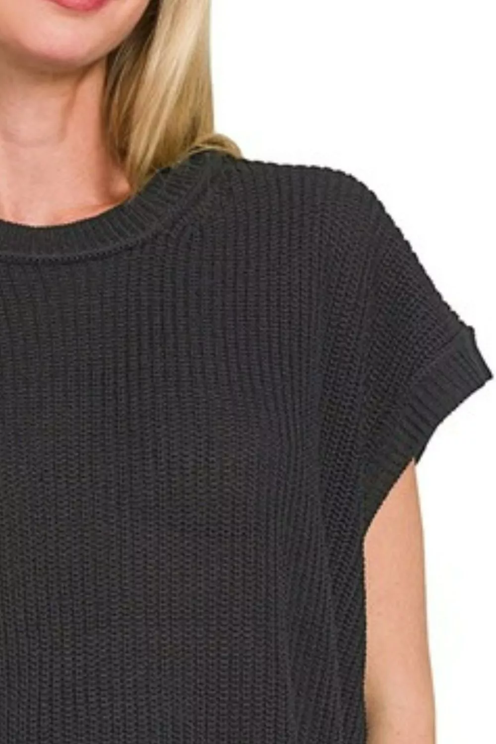 Oversized Crew Neck Sweater, image 2