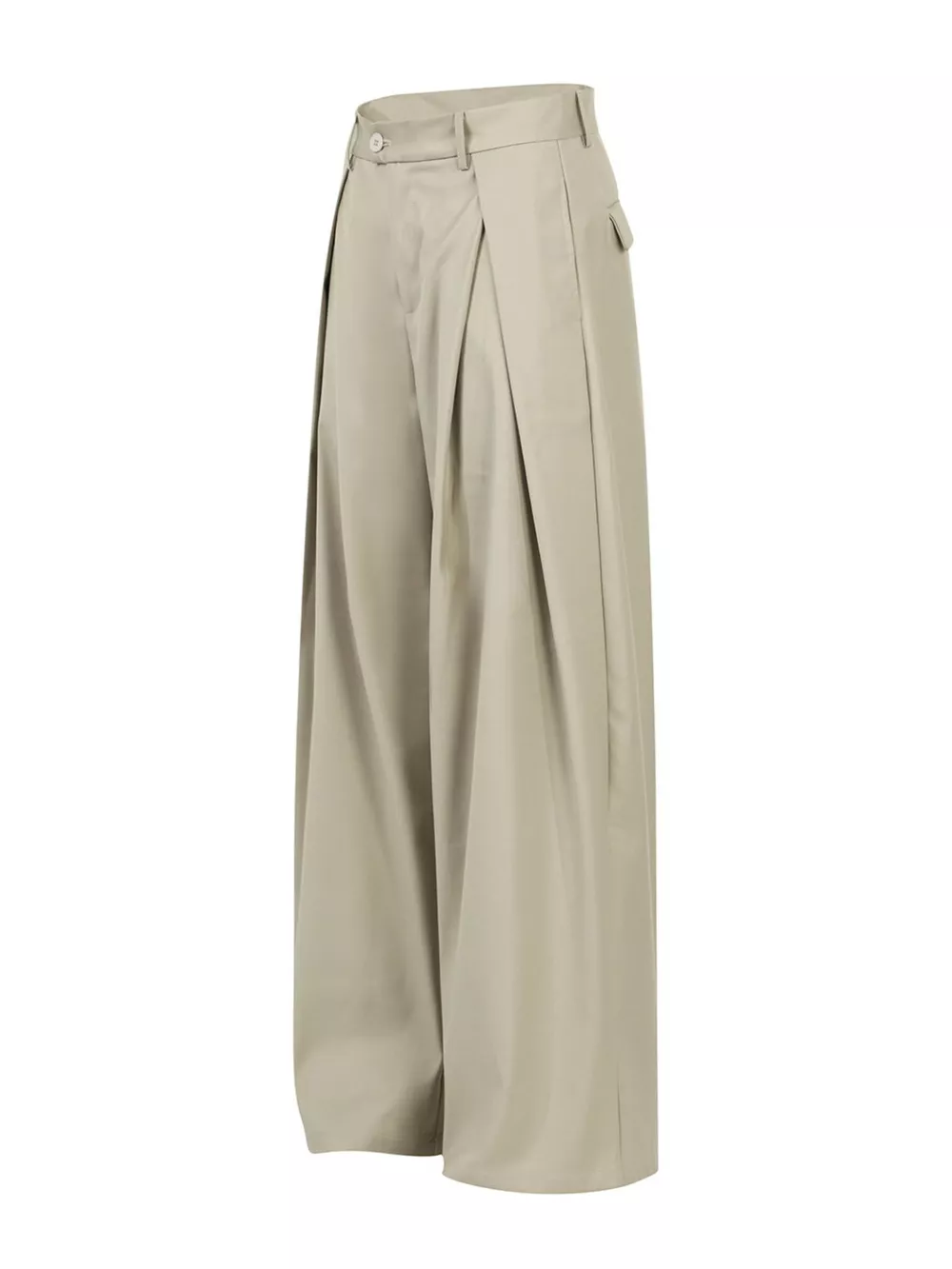 Men's Wide-Leg Pleated Pants, image 2