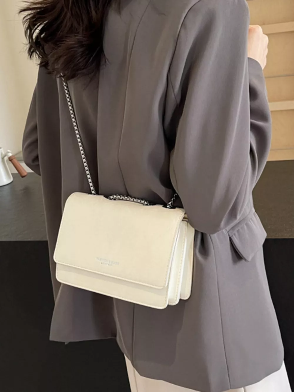 Texture Chain Shoulder Bag, image 6