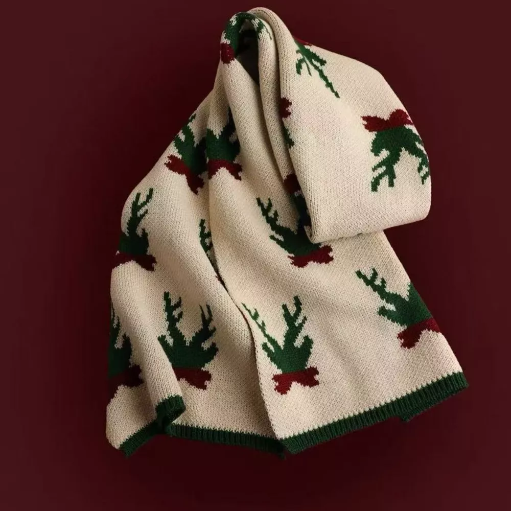Christmas Knitted Scarf, image 4