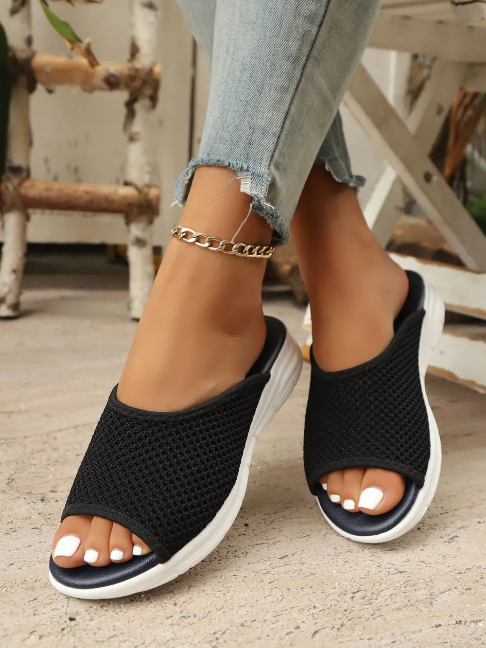 Open Toe Platform Sandals, image 2