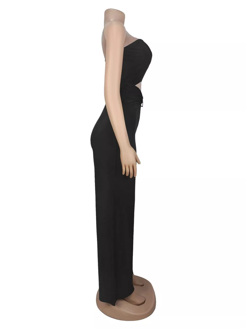 Strapless Cut-out Wide-Leg Jumpsuit, image 6