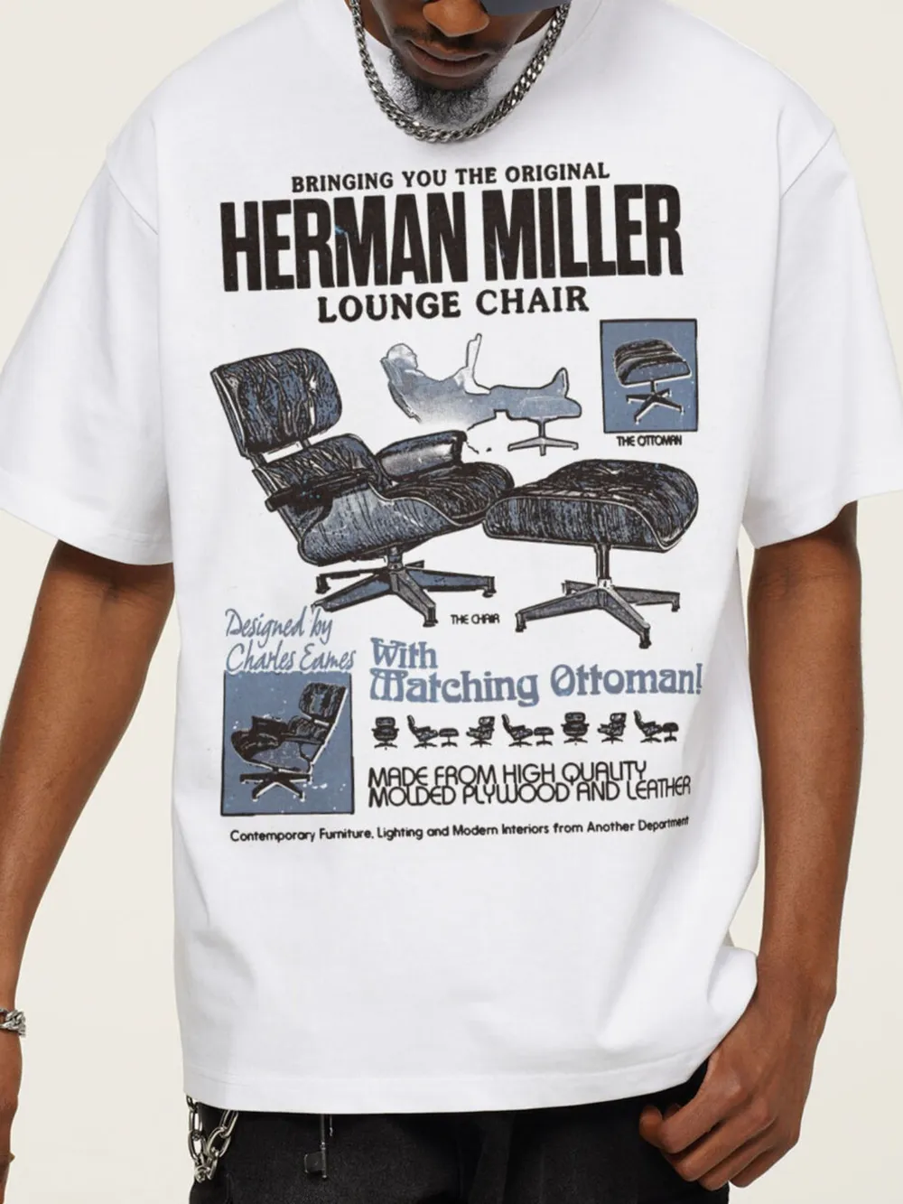 Men's Graphic Round Neck Short Sleeve T-Shirt, image 3