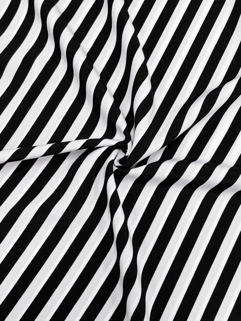 Striped Notched Long Sleeve Midi Dress, image 2