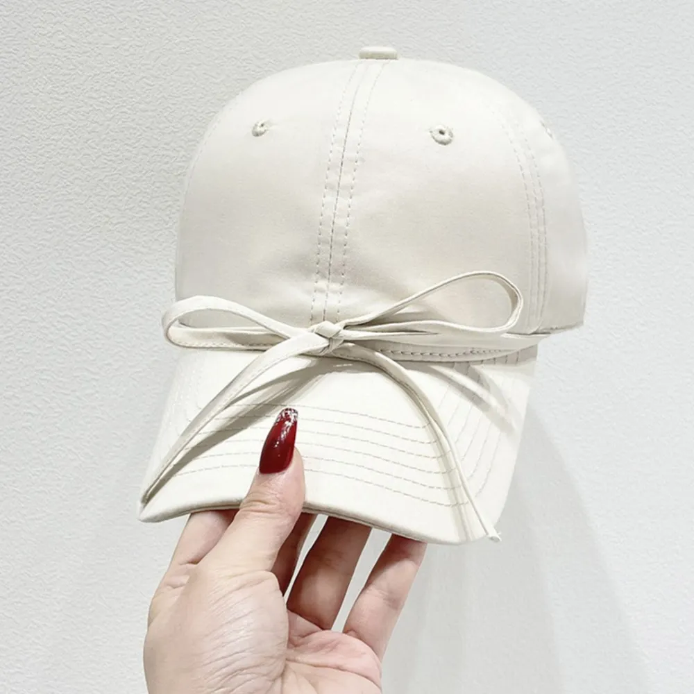 Bow Solid Color Baseball Cap, image 5