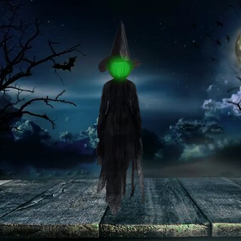 Halloween Glowing Head Witch, image 6