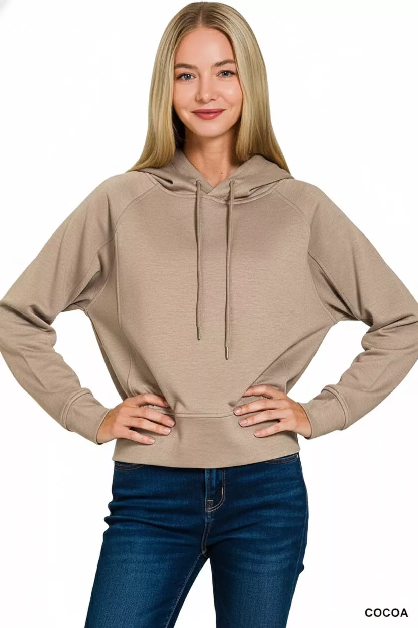 Drawstring Scuba Hoodie, image 3
