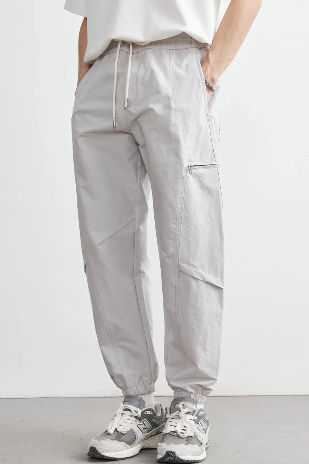 Men's Full Size Drawstring Loose Fit Joggers Plus Size, image 2