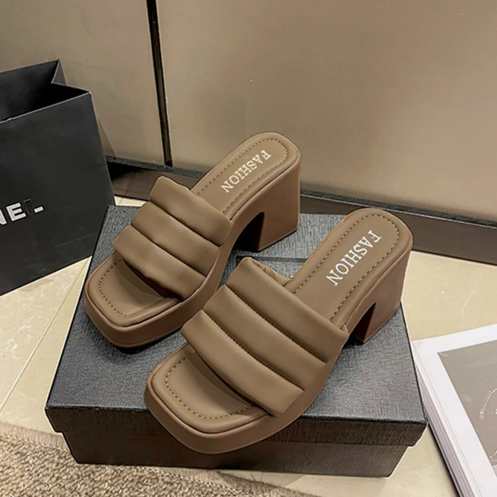 Open Toe Block Heel Sandals, image 6