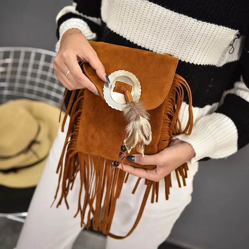 Fringe Tassel Crossbody Bag, image 7