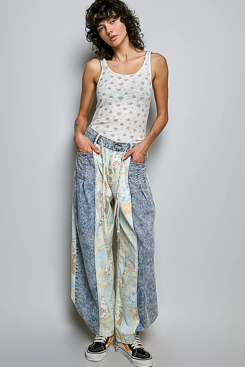 POL All Over Floral Ribbed Tank, image 5