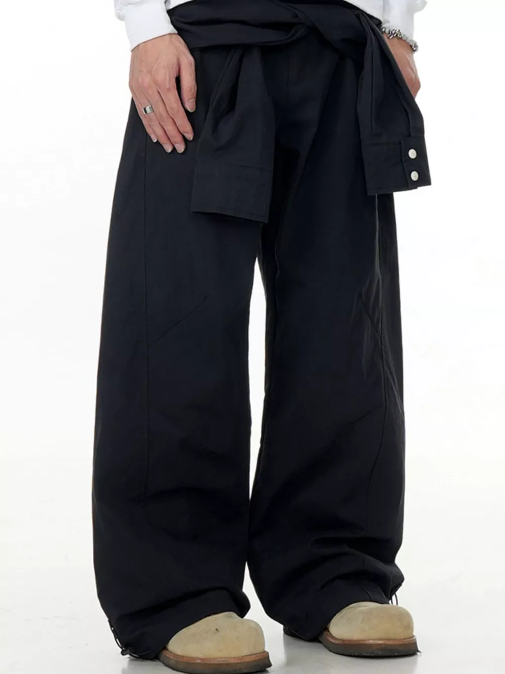 Men's Wide-Legged Casual Pants, image 9