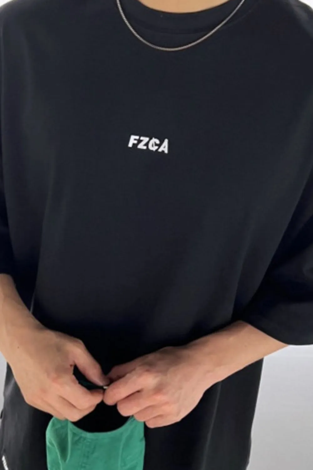 Men's Plus Size Letter Round Neck Half Sleeve T-Shirt, image 6