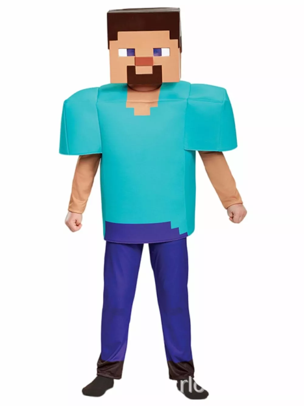 Children's Minecraft Pixelated Print Costume Set, image 7