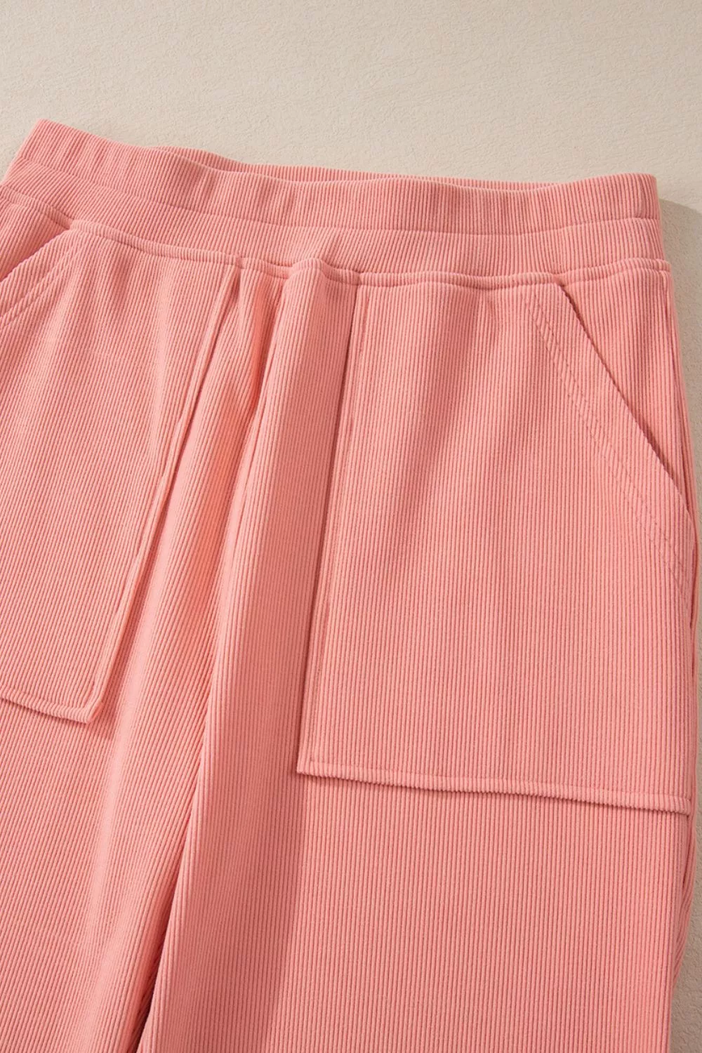 Round Neck Long Sleeve Top and Pants Set, image 13