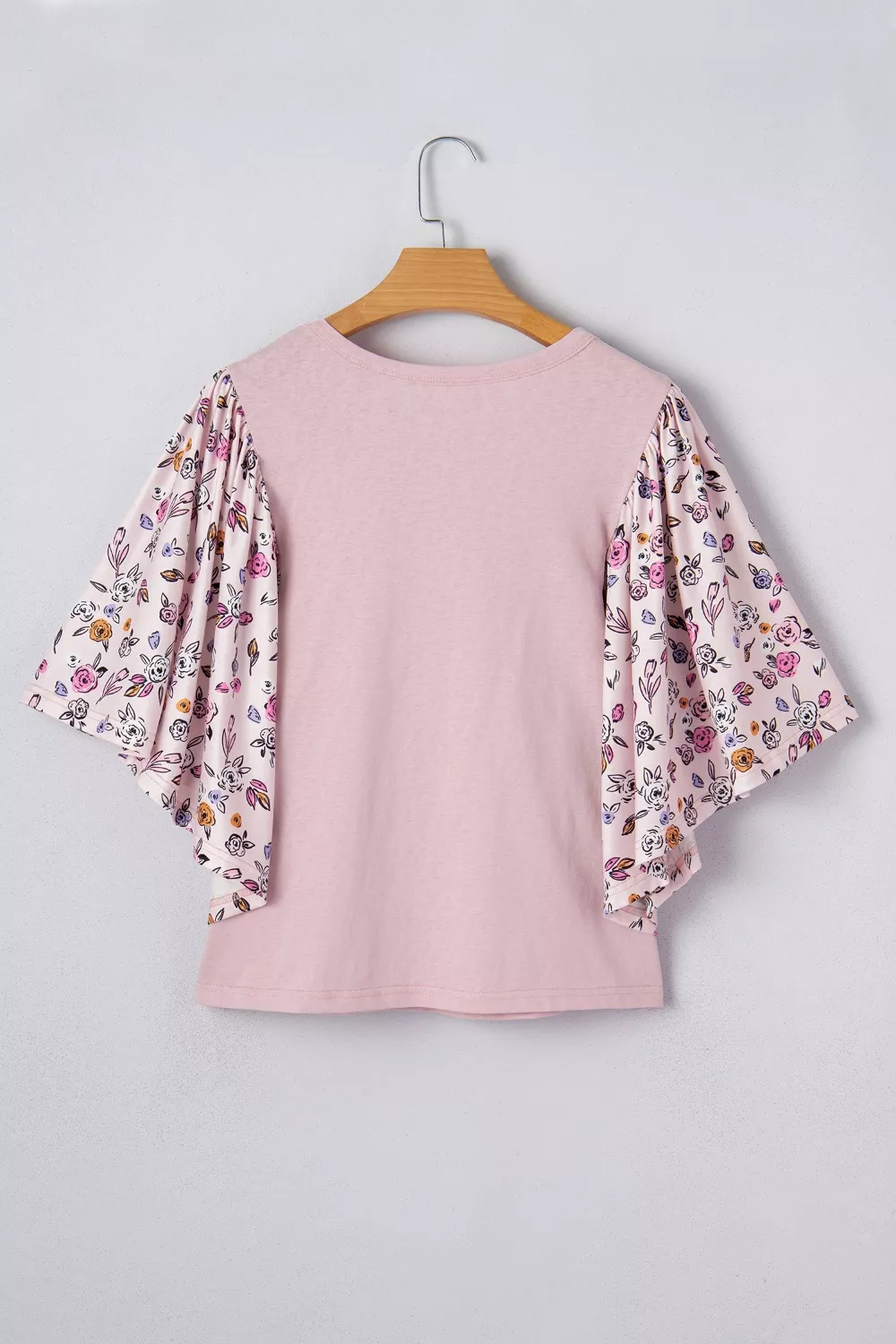 Floral Patchwork Bell Sleeve Blouse, image 6